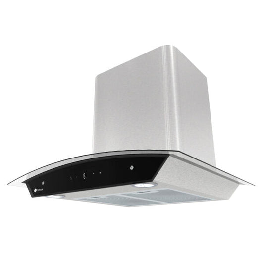 Campana Terhan Vidrio Templado Curvo Y Acero Inox 60 Cm - PREVENTA - FECHA ESTIMADA DE INGRESO 26/12/25