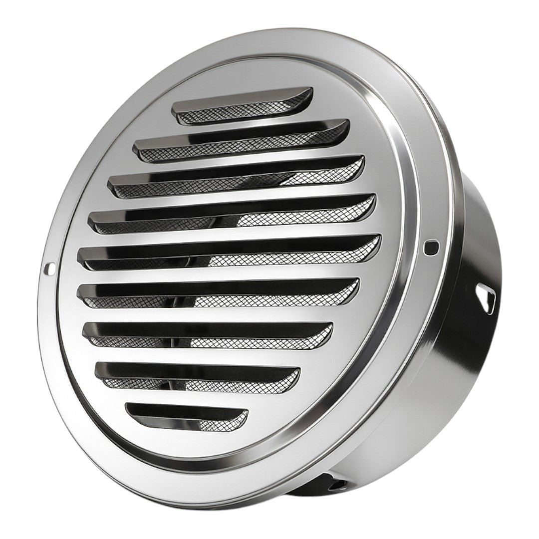 Rejilla Salida de Aire 15 cm Diámetro en Acero Inoxidable para Campana - PREVENTA - FECHA ESTIMADA DE INGRESO 26/12/25