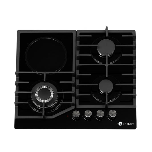 Anafe Combinado 3 Hornallas a Gas 1 Vitrocerámica Eléctrica