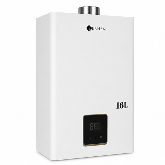 Calentador Instantáneo Tiro Balanceado Forzado 16 L Blanco Terhan