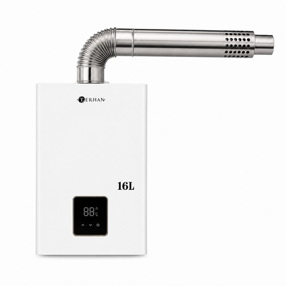 Calentador Instantáneo Tiro Balanceado Forzado 16 L Blanco Terhan