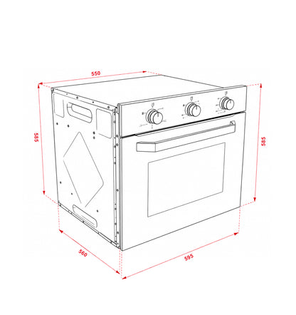Horno de Empotrar Eléctrico con Convector