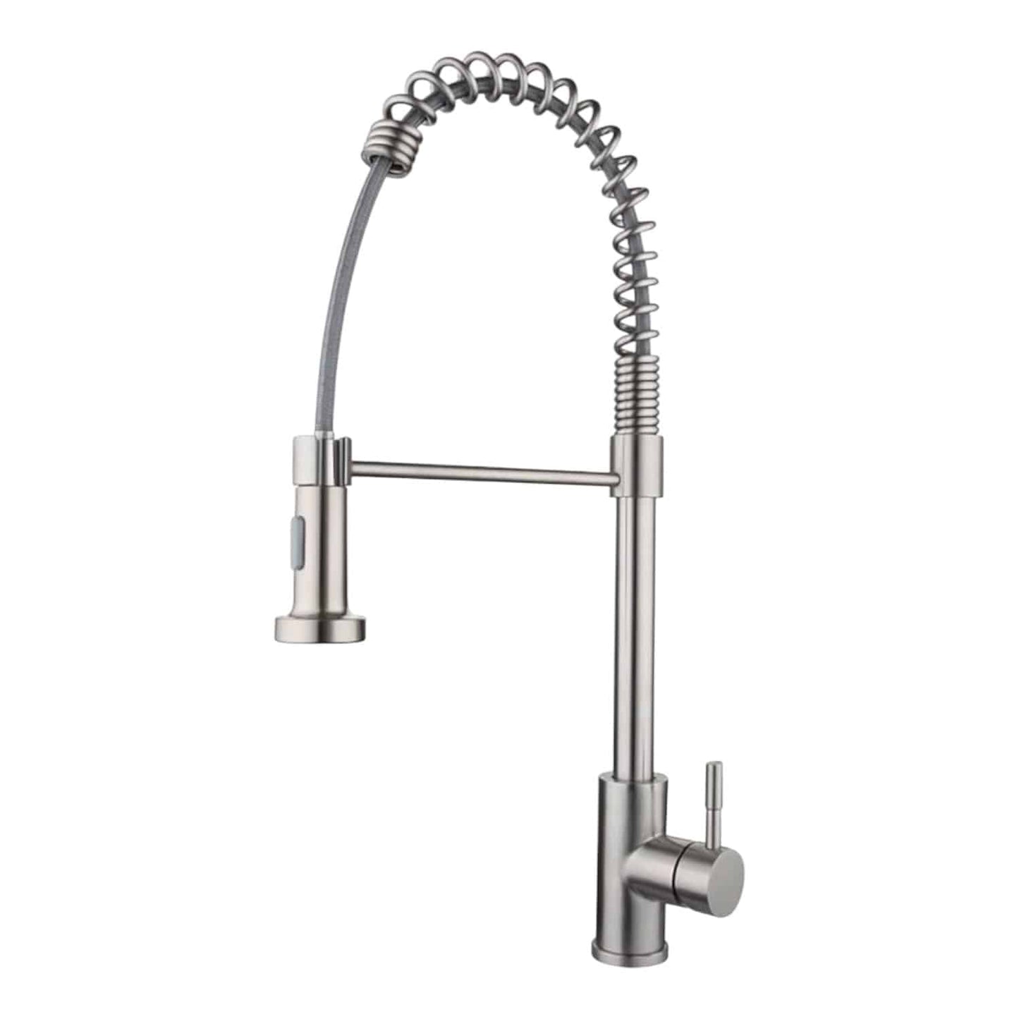 Monocomando Pico Extensible Lavaplatos Acero Inox. Koen