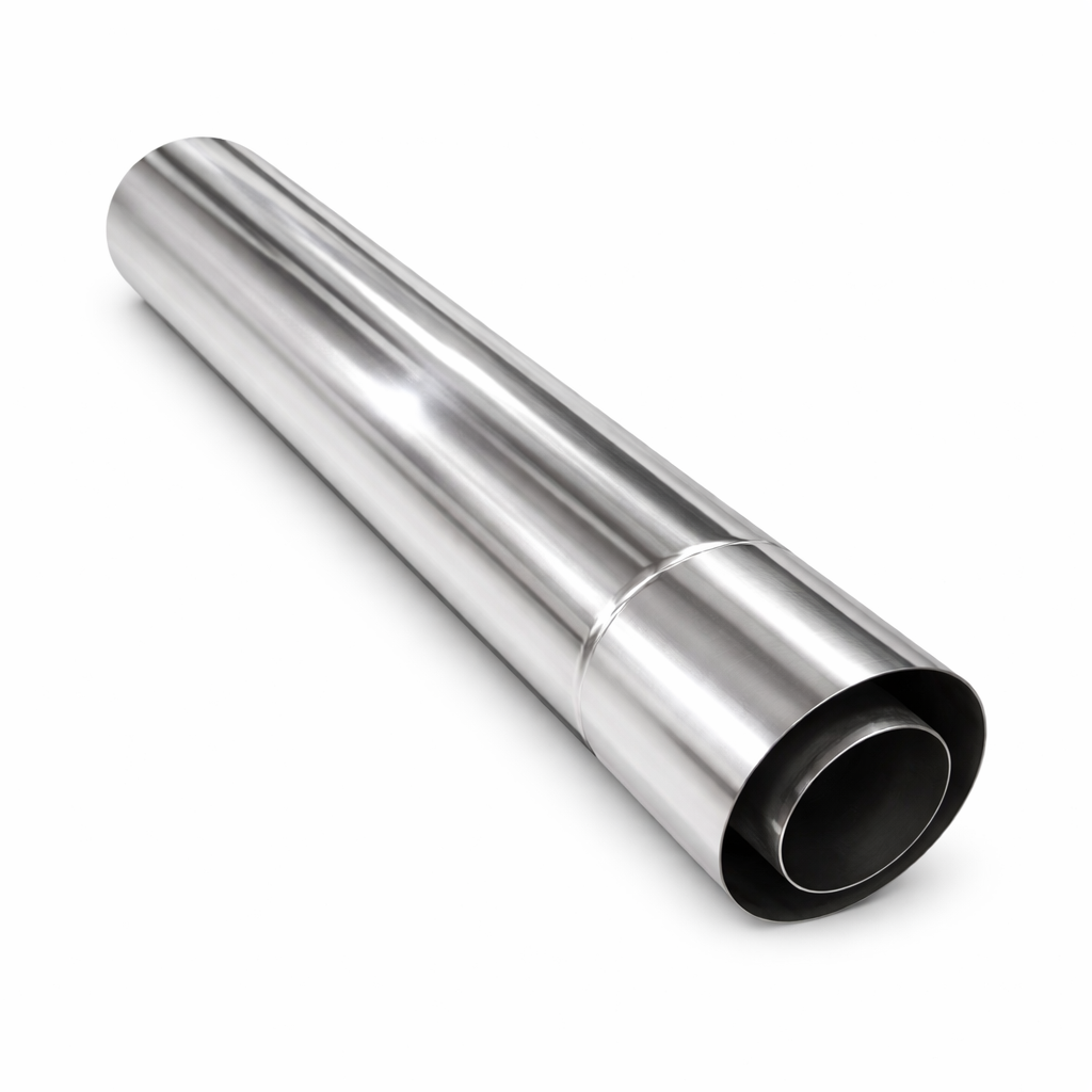 Chimenea Inoxidable 50cm para Calentador Tiro Balanceado Forzado (90/60 mm)