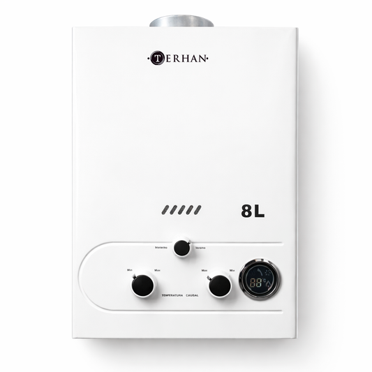 Calentador Instantáneo TN 8 L Blanco Terhan - PREVENTA, ENTREGA A PARTIR DEL 15/02/26