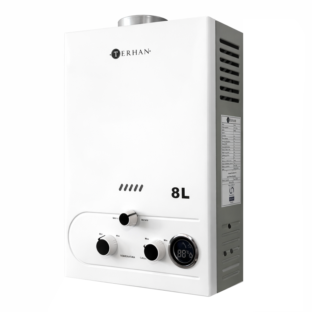 Calentador Instantáneo TN 8 L Blanco Terhan