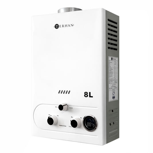 Calentador Instantáneo TN 8 L Blanco Terhan - PREVENTA, ENTREGA A PARTIR DEL 15/02/26