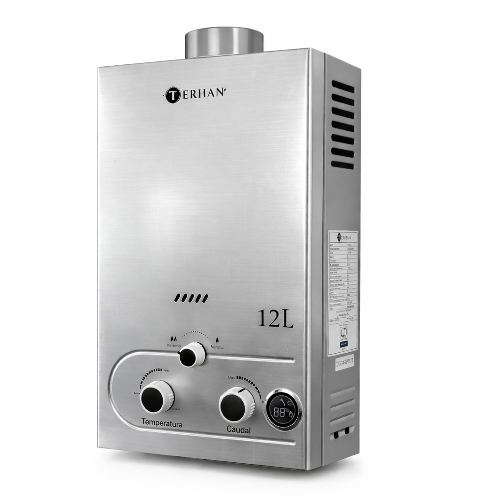 Calentador de agua instantaneo a supergas 12 litros por minuto