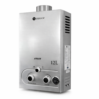 Calentador de agua instantaneo a supergas 12 litros por minuto