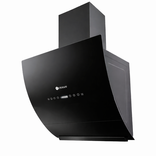 Campana Inclinada 60cm Vidrio Templado