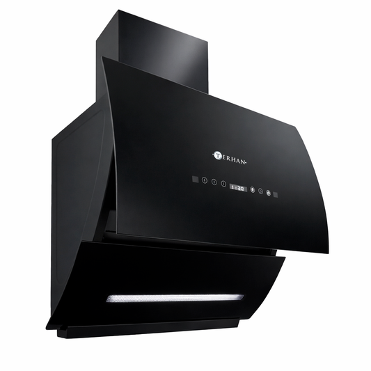 Campana Inclinada 60cm Vidrio Templado