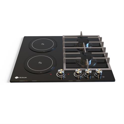 Anafe Combinado 2 Hornallas Gas 2 Vitrocerámica - ENTREGA A PARTIR DEL 27/07/25