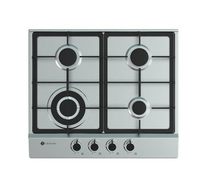 Anafe Acero Inoxidable a Gas Terhan 4 Hornallas - ENTREGA A PARTIR DEL 14/08/25