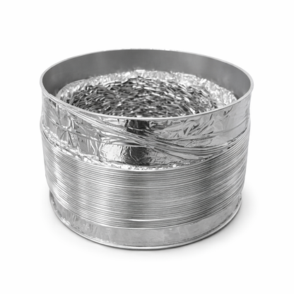 Ducto Corrugado de Aluminio Flexible para Campana Extractora 1,50 m - 155mm